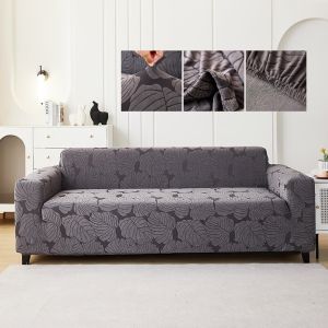lambswool thickened Universal sofa cover jacquard process regular L-type retractable1/2/3/4 seat