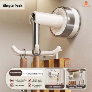 SG Stock Suction Cup Cookware Holder Punch-Free Wall Holder for Pots Pans & Cooking Tools
