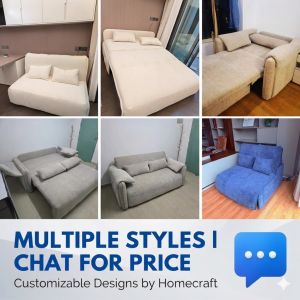 Fully Electric Sofa Bed One-Button Auto Transform Smart Space Saving Settee Integrated Storage BTO Condo HDB Luxury Singapore Smart Home