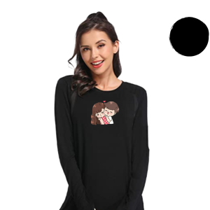 Baju Fashion Wanita Lengan Panjang / Kaos Babyterry Wanita Lengan Panjang / Tshirt Wanita Tangan Panjang Motif Children Love