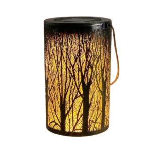 MINATE Bướm/Hoa Đèn lồng năng lượng  trời treo Di động Chạy bằng năng lượng  trời Đèn ngủ LED năng lượng  trời Ánh sáng không khí có tay cầm Đèn chiếu năng lượng  trời Trang trí nhà cửa