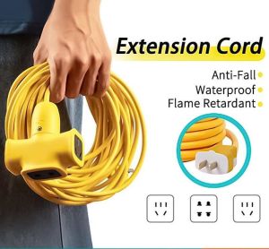 Luckylkh Extension Cord Extra- Long Plug in Strip Plug Socket extension socket thic extension wire