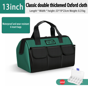 Tool bag strong and durable wood electrician special storage bag multi-function tool bag canvas thickening