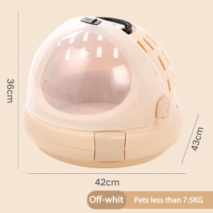 Space Capsule Cat CageComfortable lining all-round breathability Portable Traveling Outing Cage Outing Cage