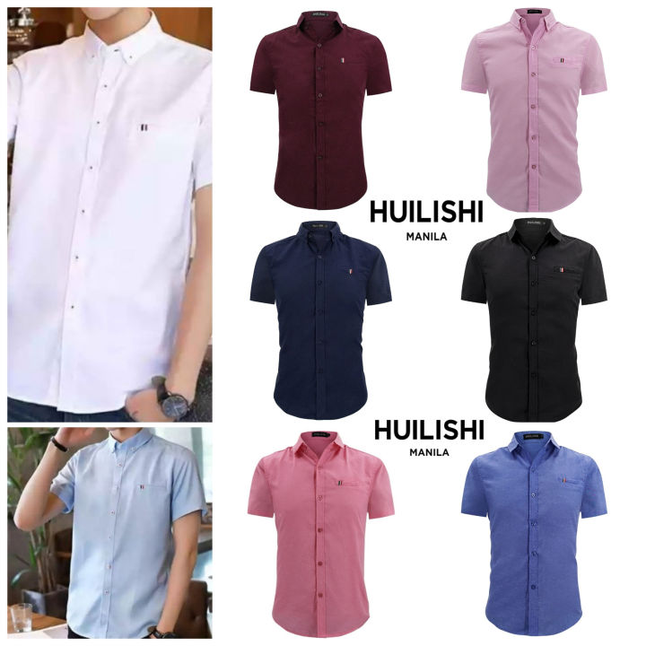 Huilishi Korean Style Fashion High Quality Pure Cotton Short Sleeve