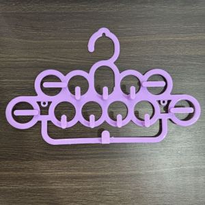 12Holes Wall Hanger Plastic Door Hook Door Hanging Clothes Clothes Tie Belt Shawl Scarf Hanger