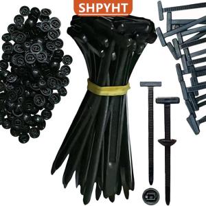 [COD] SHPYHT SPORTS 10-100Pcs Nylon Universal Cable Tie Buckle Self-Locking Zip Ties Holder With Pin Button Multipurpose For Car Daily Repair