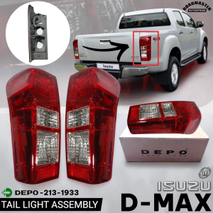 Isuzu D-Max / DMAX 2012 to 2019 Rear Tail light /Tail Lamp Assembly High Quality Taiwan Made Depo Brand 213-1933