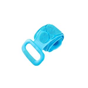 Silicone Back Scrub Bath Shower Wash Body Belt Brush Bath Towel Exfoliating Bath Brushes Back Scrubber Bathroom Accessories