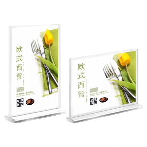 Văn phòng hiện đại Acrylic giá bày hàng mặt bàn trượt cơ chế cho nội dung nhanh chóng cập nhật trong khu vực công cộng Máy Tính Để Bàn Chủ