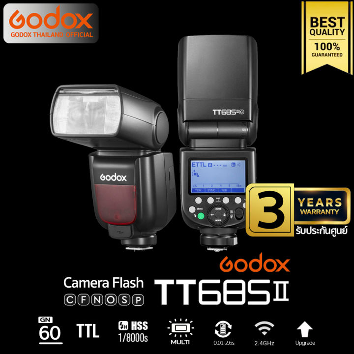 Godox Flash TT685II TTL HSS - รับประกันศูนย์ Godox Thailand 3ปี ( TT685 ...