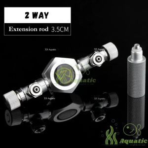 CO2 Splitter Multi Way Valve Distributor Aquarium Regulator