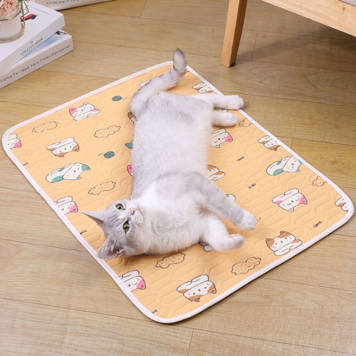 HGII Cartoon Dog Cooling Mat Soft Latex Cotton Pet Cool Mat Bed Pet ...