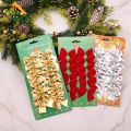 12 Chiếc Nơ Nhỏ Trang Trí Cây Thông Noel/Nơ Ruy Băng Giáng Sinh /Nơ Trang Trí Giáng Sinh Quà Tặng Vòng Hoa Giáng Sinh Vật Tư Gói. 