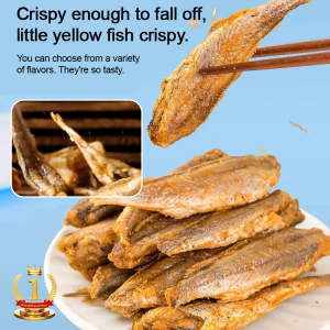 Crispy Deep-Sea Yellow Croaker Omega-3 Supplement Crispy Dried Small Yellow Croaker Ready-to-Eat High-Protein Light Meal Freshness-Locking Technology
