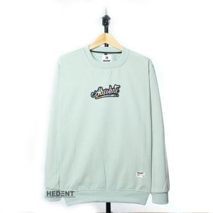 Sweater Cream Cowok Keren Terbaru Crewneck Oblong Distro Tebal Premium Hedent Aesthetic Motif Sablon Foil Hologram Kekinian Terlaris Oversize Jumbo M L XL XXL