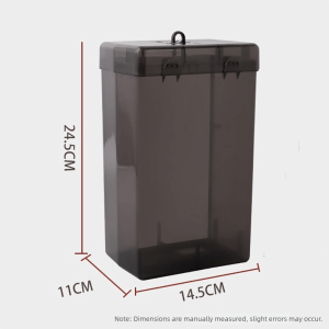 UNIITY Plastic Electric Vehicle Charger Cover Transparent Black White Waterproof Box High Quality Heat Dissipation Storage Box Outdoor Use