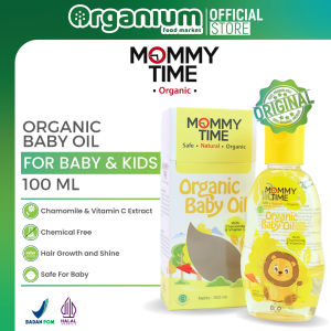 Baby Kids Organic Oil MOMMY TIME Minyak Bayi Organik untuk kulit sensitif - 100ml