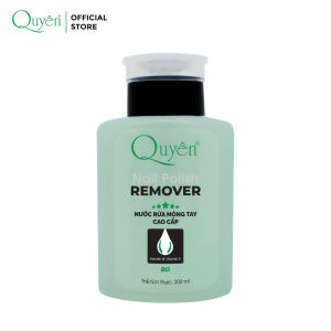 Nước Rửa Dưỡng Móng Tay Cao Cấp Hương Bơ Kem Đào Lavender Mỹ Phẩm Quyên Chính Hãng 200ml