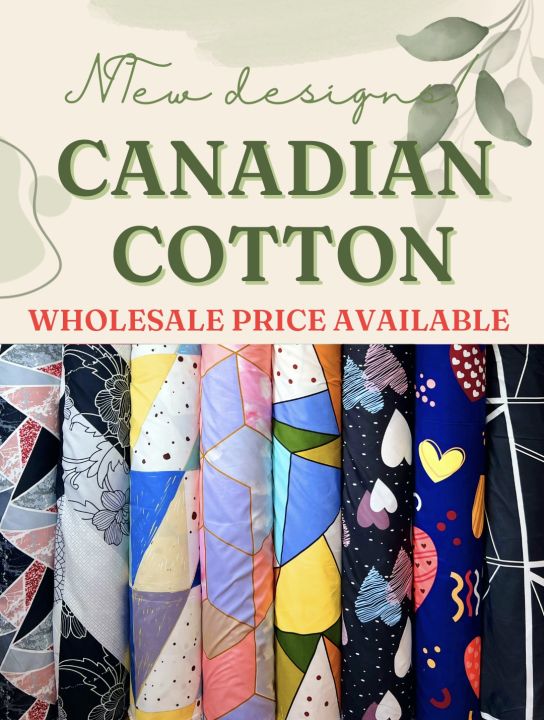 PURE CANADIAN COTTON ABSTRACT design | Lazada PH