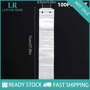 LF Wholesale✨Flash Sale ✨ 100Pcs Dùng Một Lần Ô Túi Trong Suốt Không Thấm Nước Nhựa Ô Bìa Cho Sảnh Khách Sạn Ô Cửa Túi