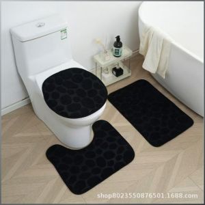 Floor Mat Soft and Comfortable Toilet Seat Durable Quickly Absorbs Moisture Consumers Dryness