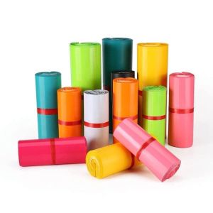 100pcs Beg Kurier Color Courier Bag Flyer Plastic Bag Without Pocket