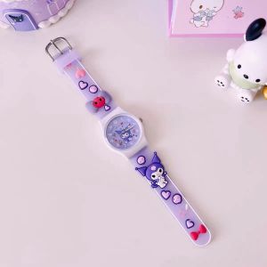 Đồng Hồ Kim Đeo Tay Cho Bé Kuromi / Gấu Dâu / Cinnamoroll / Hello Kitty - Kiểu Dáng Dễ Thương