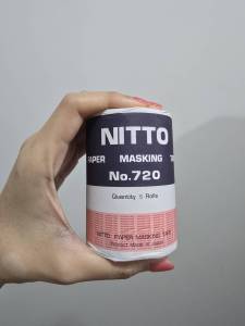 กระดาษเทปกาวนิตโต้ แพ็ค 5 ม้วน สำหรับขูดเลขถังรถยนต์ ลอกลาย ไม่เป็นคราบกาว ออกใบกำกับภาษีได้