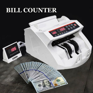 Automatic Money Counter Machine With LED Display and UV/MG Electronic Multi Currency Money detector Multifunction Counterfeit Detection Cash counting machine