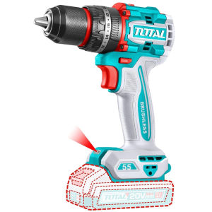 TOTAL MÁY KHOAN BÚA DÙNG PIN 20V KHÔNG CHỔI THAN TOTAL CHÍNH HÃNG TIDLI205581 (01 PIN 20V-2.0Ah)
