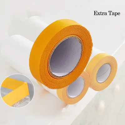 20m Furniture Plastic Dust Cover Disposable Paintproof Furniture Protectors Household Bed Sofa Renovation Drop Sheet Dustproof Cover Plastic Film