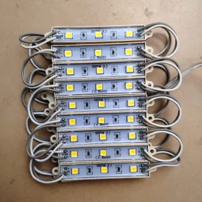 Đèn LED 3 mắt samsung phủ silicon chống nước 12V vỉ 20 thanh.