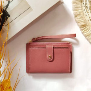 Womens short wallet simple and versatile coin purse with multiple card slots fashion wallet