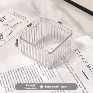 Storage Laci Bening Akrilik Serbaguna Kotak Penyimpanan Alat Dapur Aksesoris Make Up Penyekat Laci Multifungsi Organizer Kamar Laci