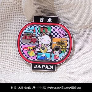 Tokyo Travel Magnet Magnet Memperingati Kyoto Nara Osaka Ciri Fuji Mountain Souvenir Hokkaido