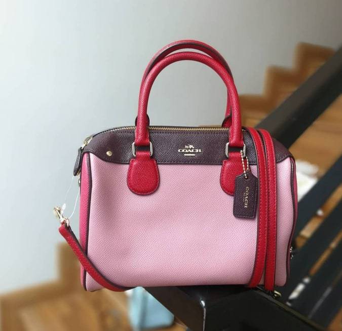 Coach F57498 Mini Bennett in Geometric Colorblock Crossgrain