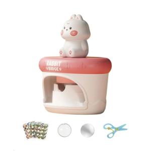 Phim hoạt hình Pin Maker Bộ dụng cụ thủ công Máy ép Bộ dụng cụ cho trẻ em với mẫu tái sử dụng trẻ em crafting dự án cung cấp