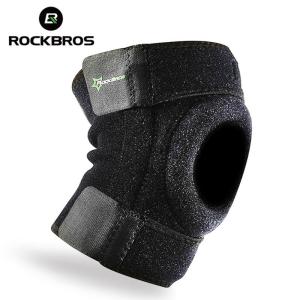 ROCKBROS Chạy bộ chuyên nghiệp Hỗ trợ đầu gối Thể thao An toàn khi đi xe đạp Chân đàn hồi Kneepad Bóng rổ Miếng đệm đầu gối đàn hồi có thể điều chỉnh Xe đạp đi bộ Phụ kiện Yoga