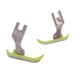 🔥🔥🔥fenglin 1 Pc Industrial Sewing Machine Flat Plastic Presser Foot Leather Foam Rubber MT-18 Model For Flat Industrial Sewing Machines