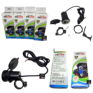 Alat Charger untuk HP di Motor Sepeda Motor Waterproof / Tahan Air Berkualitas