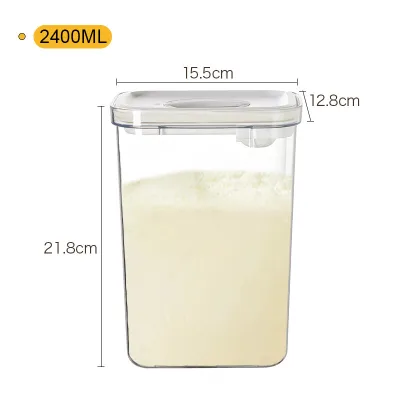 Bekas Susu Airtight Food Storage BPA Free Airtight Baby Milk Powder Container