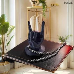 [COD] YUNZE Creative Rock Hand Drum Stick Stand Drumstick Display Stand Rack Mallet Drumstick Bracket Home Decoration Funny Gift For Drummer