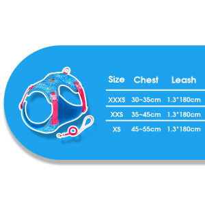Truelove thời trang chó bộ đai và dây dắt điều chỉnh Comfort chó con Thú cưng Dây đeo ngực phản quang dây dẫn bền cho chó đi dạo ngoài trời