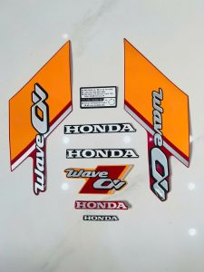 Bộ tem decal dán xe máy honda wave a 2025 wave anpha wave alpha màu đỏ zin thái siêu đẹp