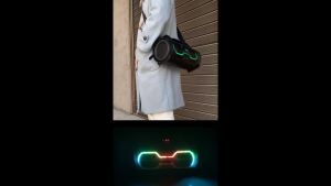 ลำโพงบลูทูธไร้สาย 50 กำลังวัตต์ระดับเสียงสูงคุณภาพเสียงสูงลำโพงซับวูฟเฟอร์แบบพกพาแบบพกพากลางแจ้ง