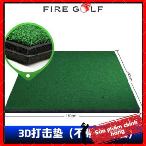 Thảm tập swing golf 3D PGM DJD001 CHÍNH HÃNG loại dày chất lượng cao bền màu chống trơn trượt chuyên dùng cho sân tập