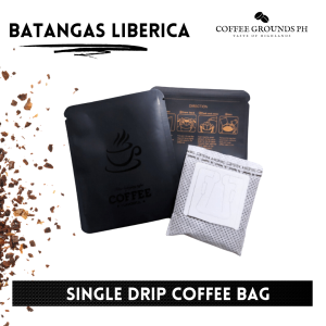 (Kapeng Barako) Batangas Liberica: Single Serve Drip Coffee Bags 13g by Coffee Grounds PH