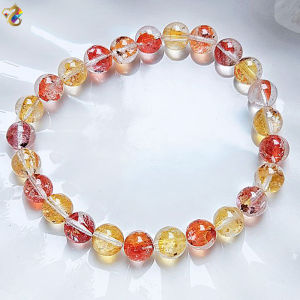 Collection Grade KOI Duo Bao Colorful Hematoid Quartz Bracelet