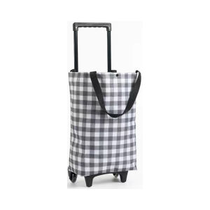 Foldable Shopping Trolley Bag with Wheels Waterproof Oxford Pull Rod Grocery Cart Beg Troli Lipat Tarik Mudah Alih Besar